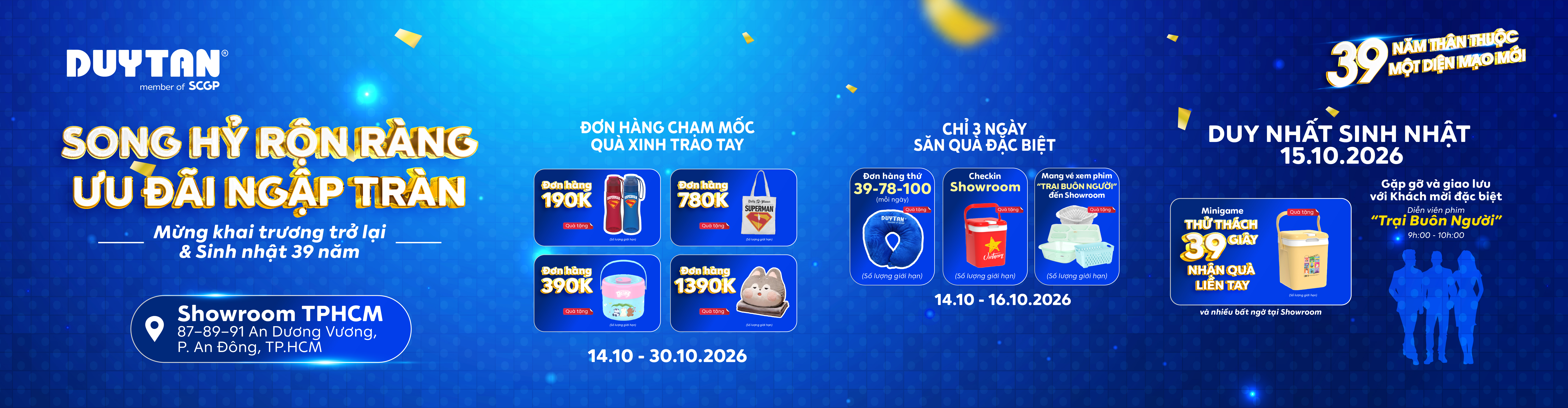 SỰ KIỆN SR 39 NĂM