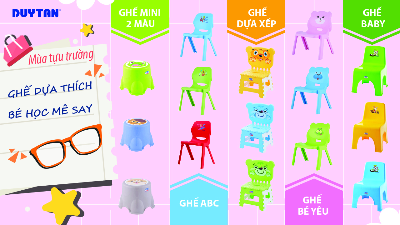 GHẾ DỰA THÍCH BÉ HỌC MÊ SAY 🌟