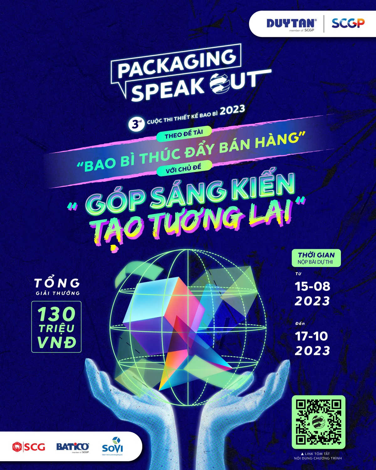SCGP PACKAGING SPEAK OUT 2023 - VIETNAM INSPIRES VIETNAMESE YOUNG TALENTS TO ELEVATE PACKAGING’S ROLE IN BUSINESS THROUGH THEIR CREATIVITY