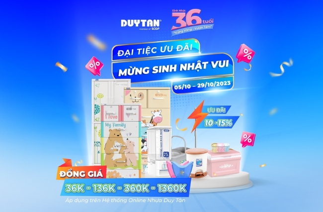 ĐẠI TIỆC ƯU ĐÃI, MỪNG SINH NHẬT VUI