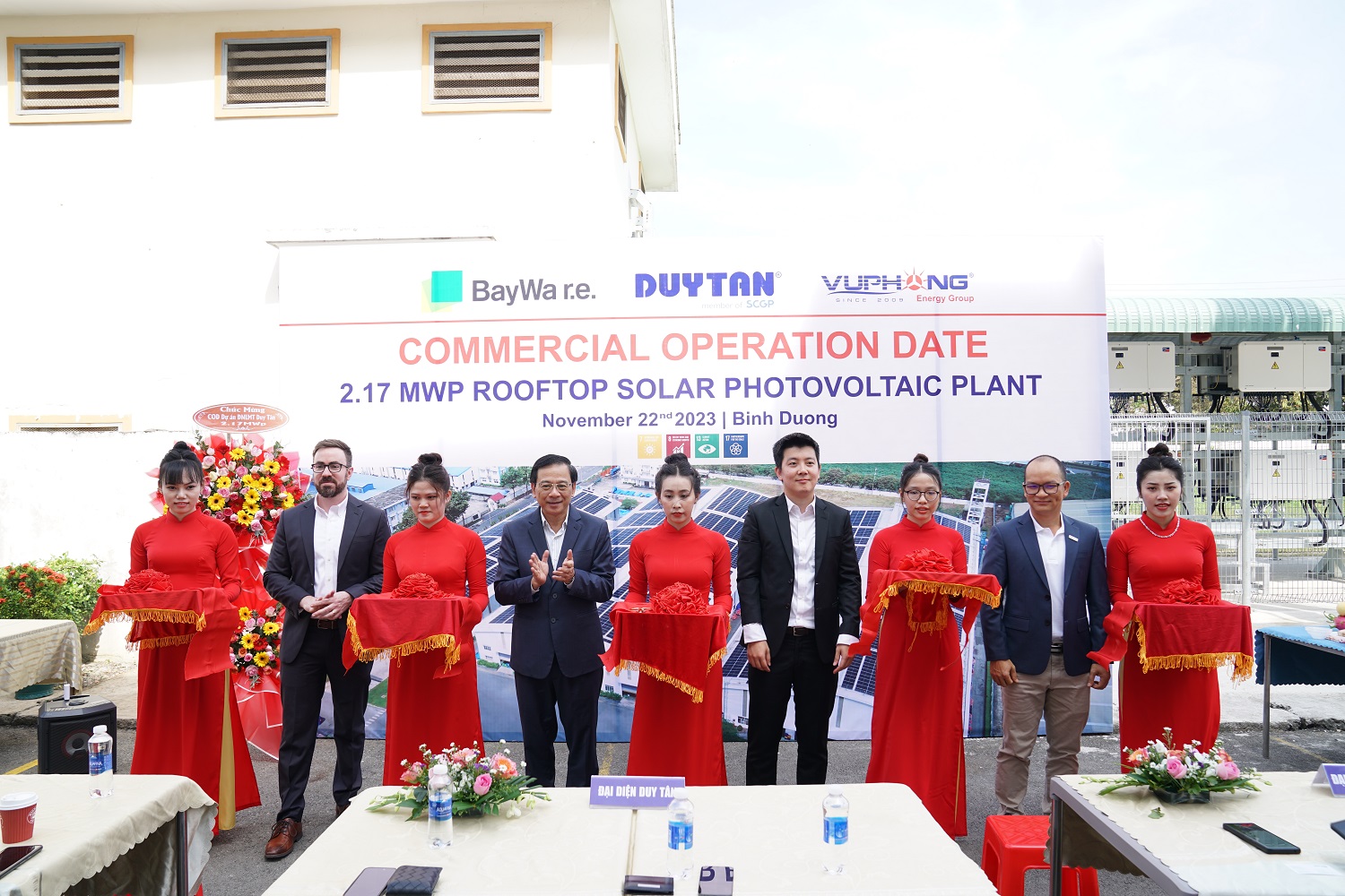 CHÍNH THỨC VẬN HÀNH DỰ ÁN NĂNG LƯỢNG MẶT TRỜI TẠI DUY TÂN BÌNH DƯƠNG