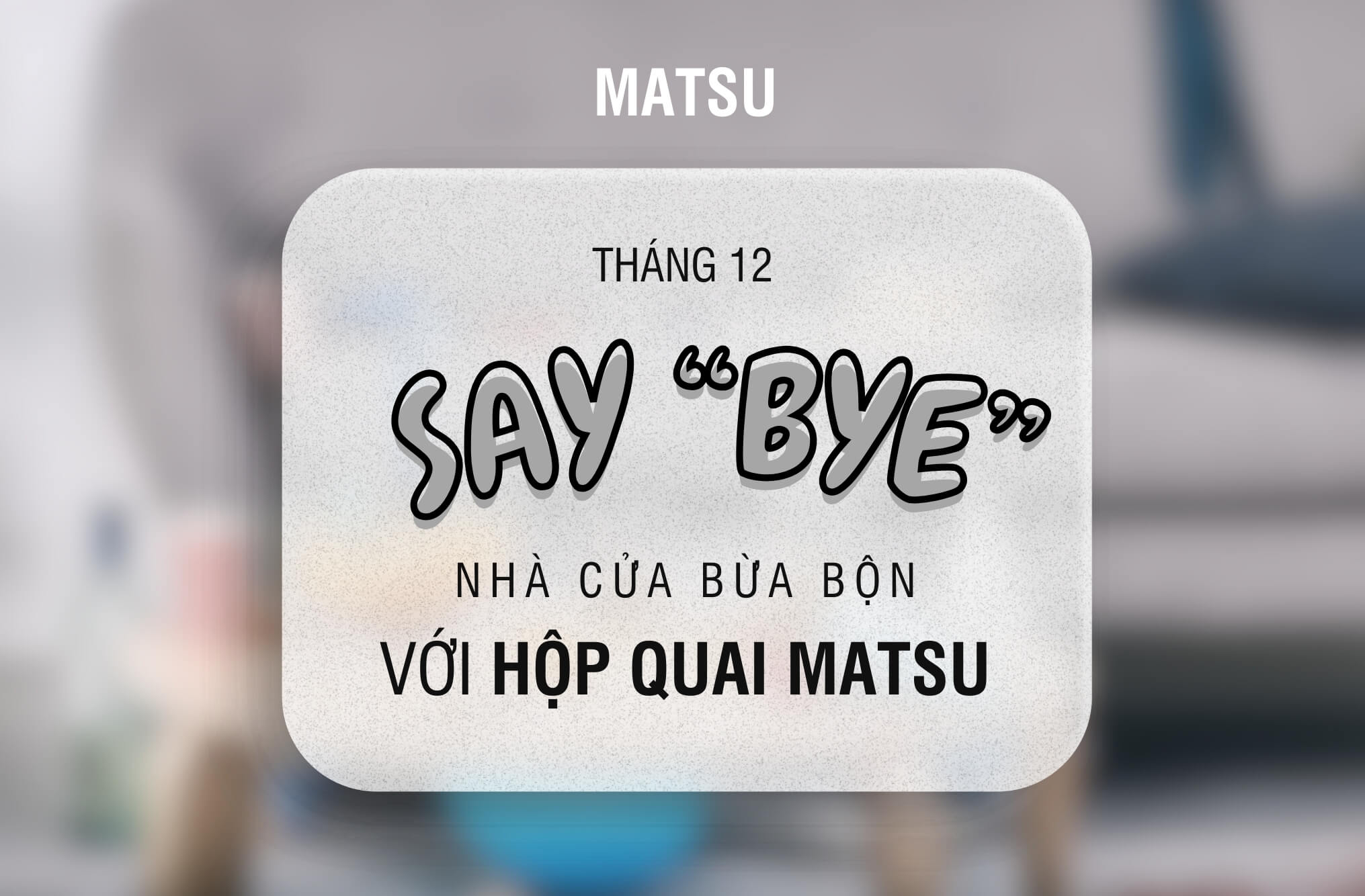 DECEMBER - SAY "BYE" TO A MESSY HOUSE WITH BLACK MATSU STOREAGE CONTAINER WITH HANDLE