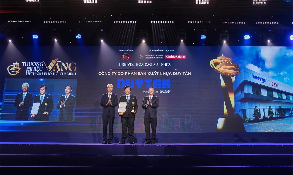 DUY TÂN ĐƯỢC VINH DANH THƯƠNG HIỆU VÀNG TP.HCM 2023