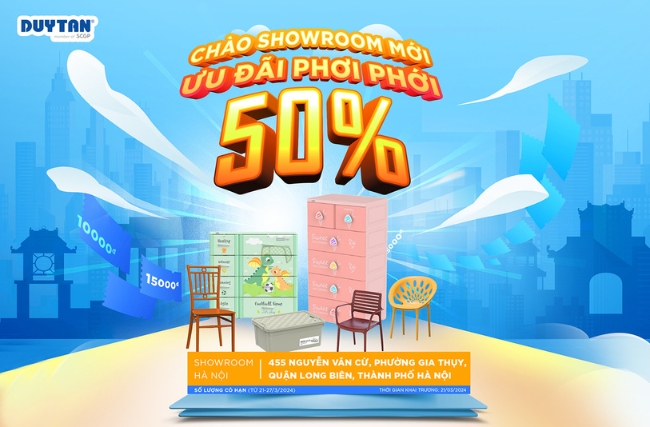 CHÀO SHOWROOM MỚI - ƯU ĐÃI PHƠI PHỚI