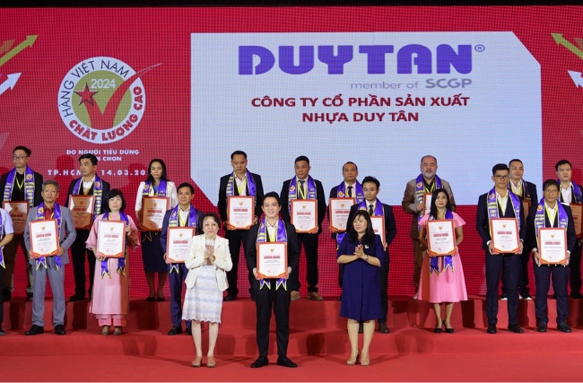 DUY TÂN LẦN THỨ 28 LIÊN TIẾP LÀ “HÀNG VIỆT NAM CHẤT LƯỢNG CAO"