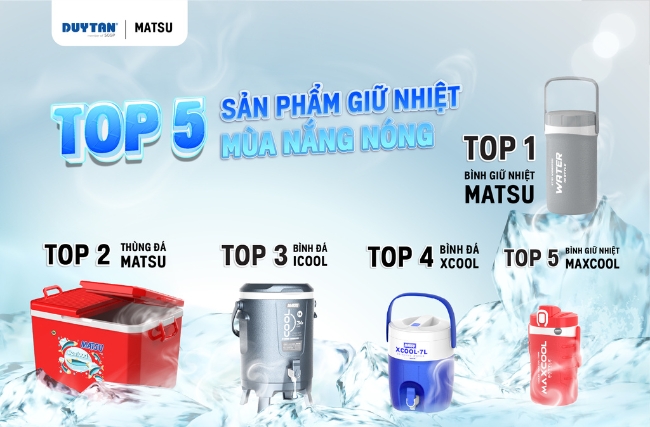 TOP 5 SẢN PHẨM GIỮ NHIỆT MÙA NẮNG NÓNG
