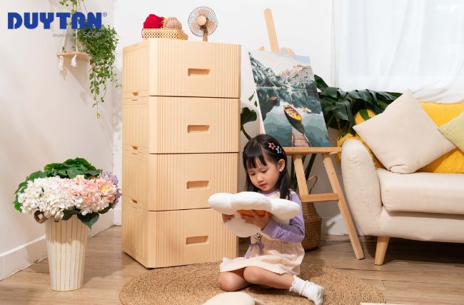 Tủ quần áo nhựa cao cấp Duy Tân chính hãng, giá tốt