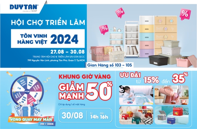 NHIỀU ƯU ĐÃI HẤP DẪN TẠI HỘI CHỢ TÔN VINH HÀNG VIỆT