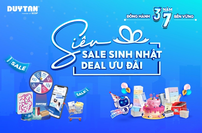 SIÊU SALE SINH NHẬT, SIÊU DEAL ƯU ĐÃI