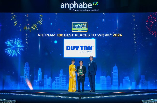 DUY TÂN LẦN THỨ 7 THUỘC TOP NƠI LÀM VIỆC TỐT NHẤT VIỆT NAM