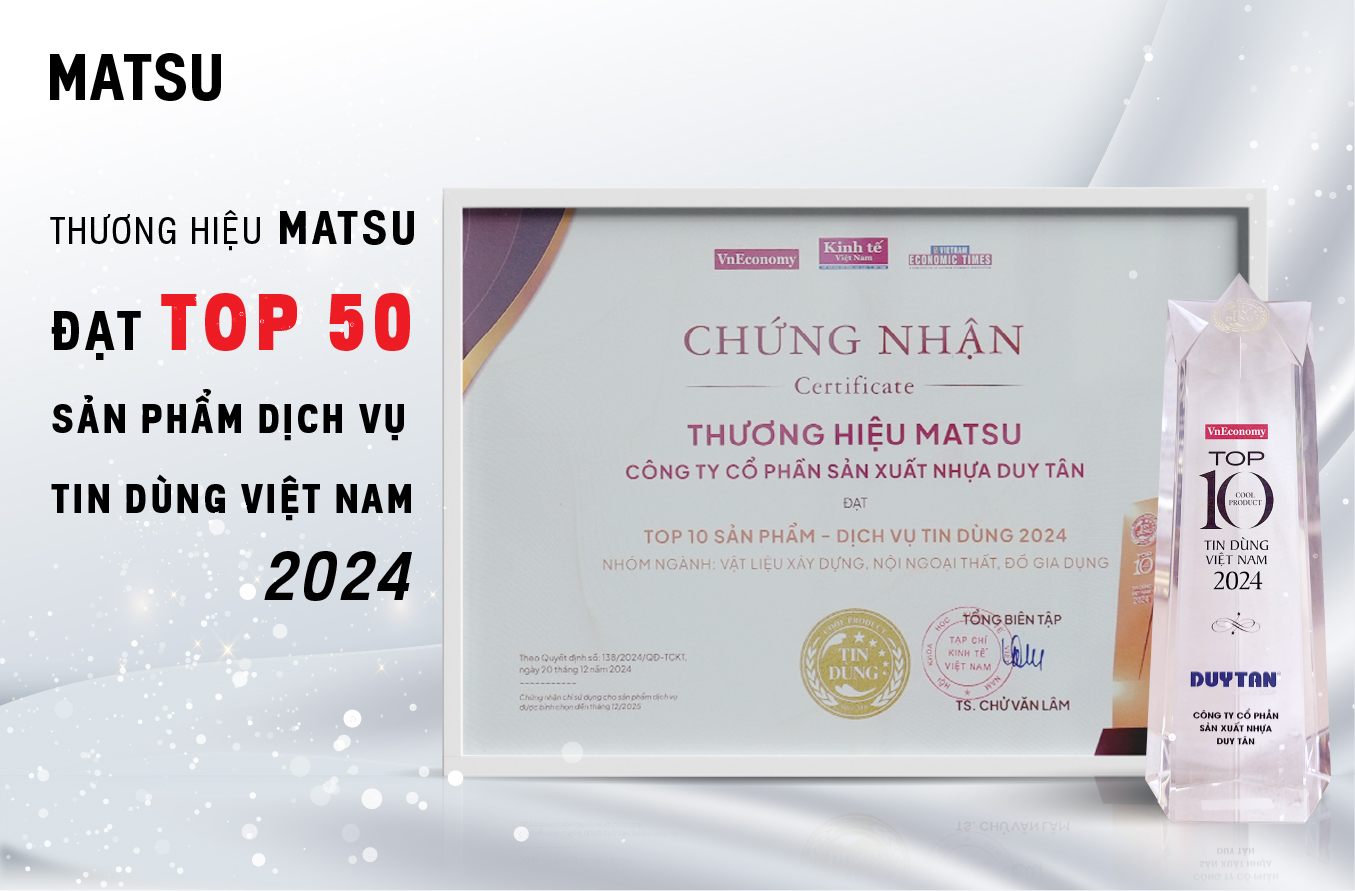 THƯƠNG HIỆU MATSU ĐẠT TOP 50 SẢN PHẨM - DỊCH VỤ TIN DÙNG VIỆT NAM 2024