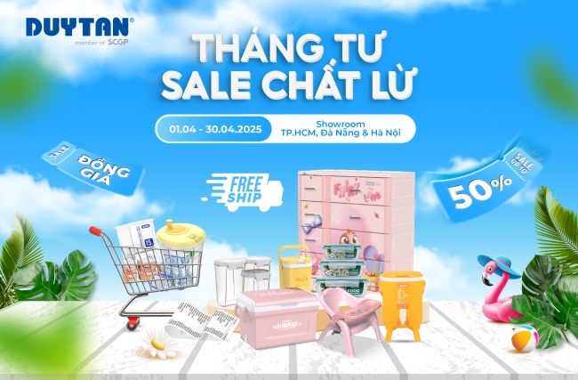 THÁNG 4, SALE CHẤT LỪ