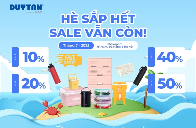 HÈ SẮP HẾT, SALE VẪN CÒN!