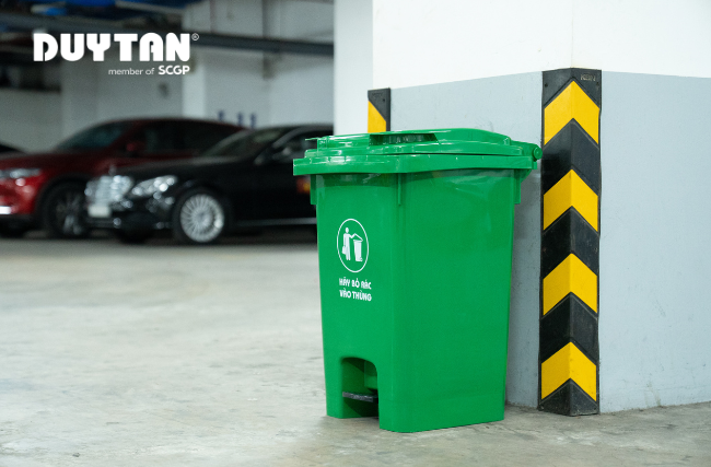 THÙNG RÁC ĐẠP 60L DUY TÂN: ĐẠP NHẸ, SẠCH NGAY – KHÔNG CẦN CHẠM TAY!
