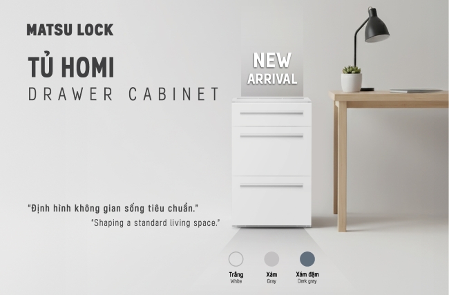 TỦ HOMI – ĐỊNH HÌNH KHÔNG GIAN SỐNG TIÊU CHUẨN