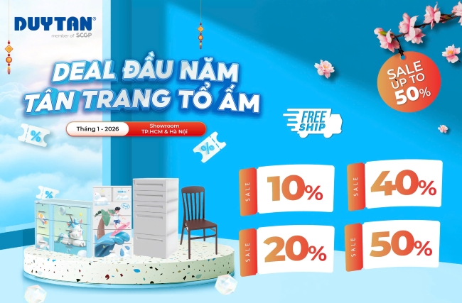 DEAL ĐẦU NĂM – TÂN TRANG TỔ ẤM!