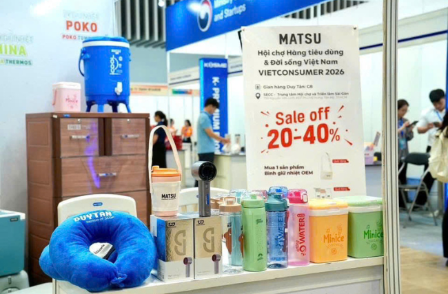 SẢN PHẨM GIỮ NHIỆT VÀ DÃ NGOẠI CỦA DUY TÂN HÚT KHÁCH TẠI VIETCONSUMER 2026