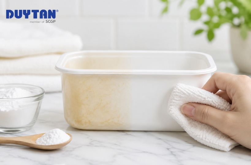 Cách tẩy trắng đồ nhựa bị ố vàng sáng bóng như mới