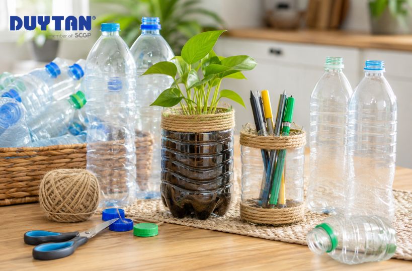 11 Cách tái chế chai nhựa đơn giản, độc đáo ngay tại nhà
