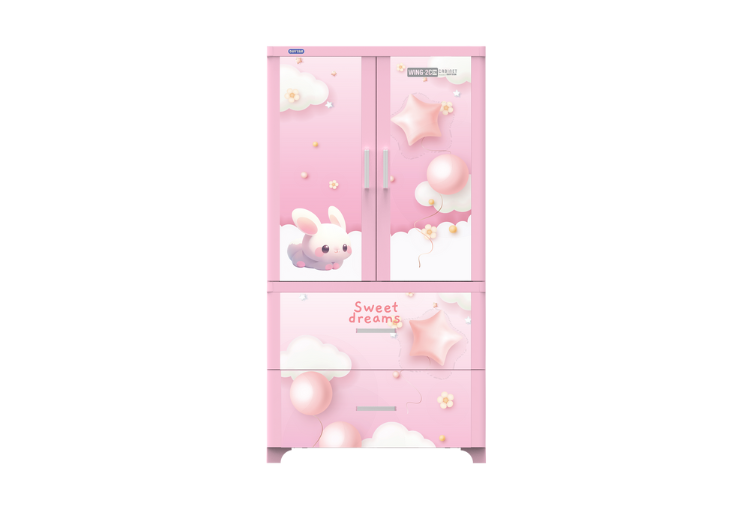 WINGキャビネット2ドア2段