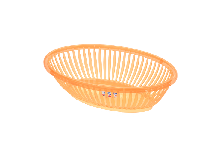 Medium Oval Striped Basket