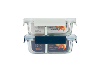 Hộp Thực Phẩm Thủy Tinh 3 Ngăn