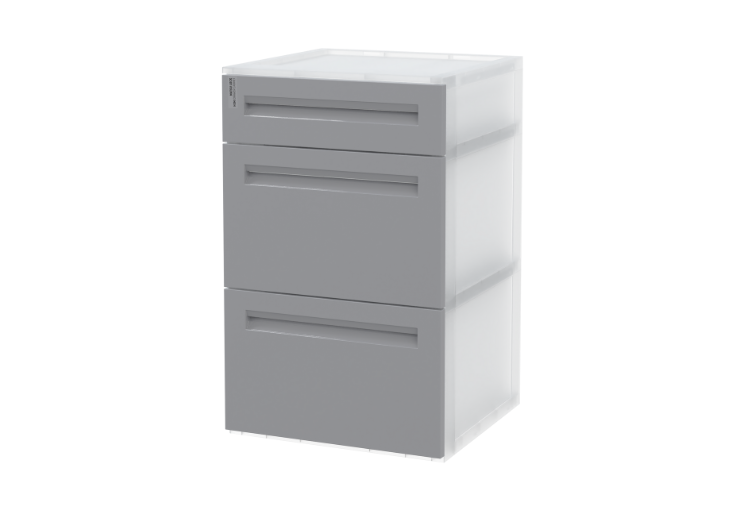 Tủ HOMI 3 Ngăn - 2L1N