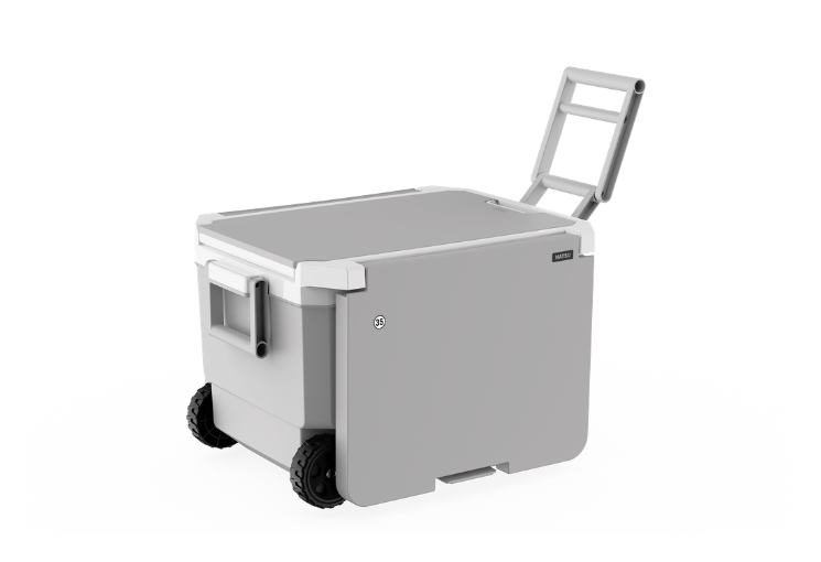 LUGO Wheeled Cooler With Table 35