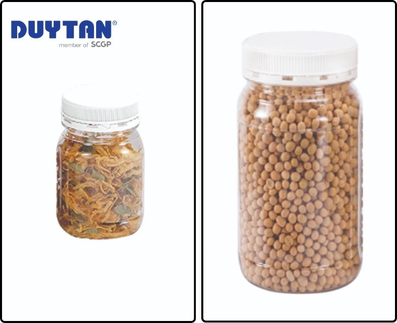PET Guarantee Jar with White Lid