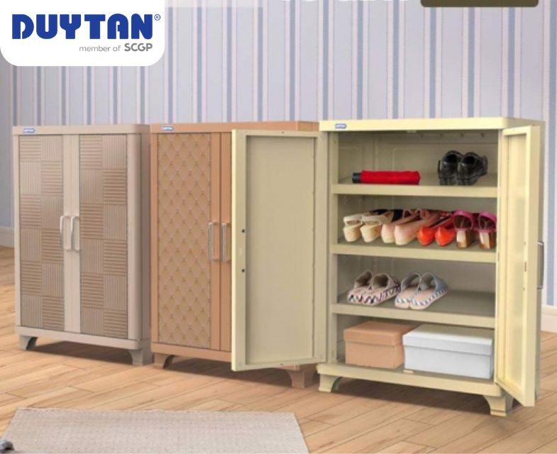 Tủ giày Suki là dòng sản phẩm tủ nhựa đựng giày tiện dụng do Duy Tân sản xuất