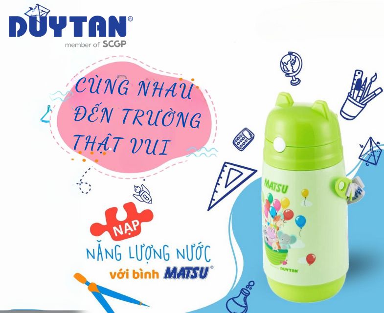 Duy Tan 学生用ウォーターボトルは多様で安全なモデル Duy Tan 学生用ウォーターボトルは多様で安全なモデル