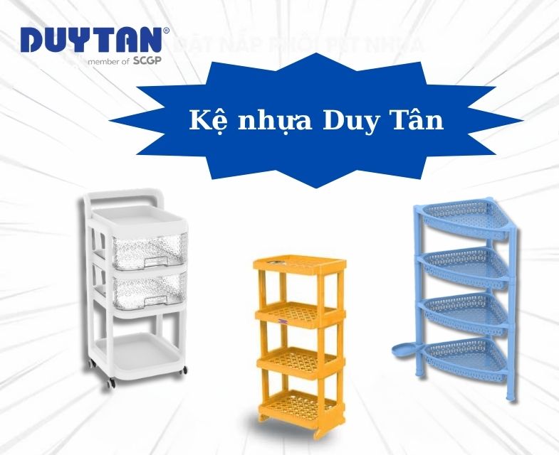 Kệ nhựa Duy Tân sản phẩm ưu việt cho mọi nhà