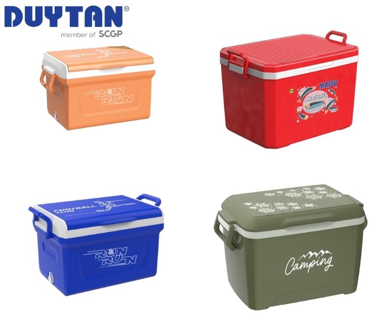 Single-compartment Ice Box with Two Handles