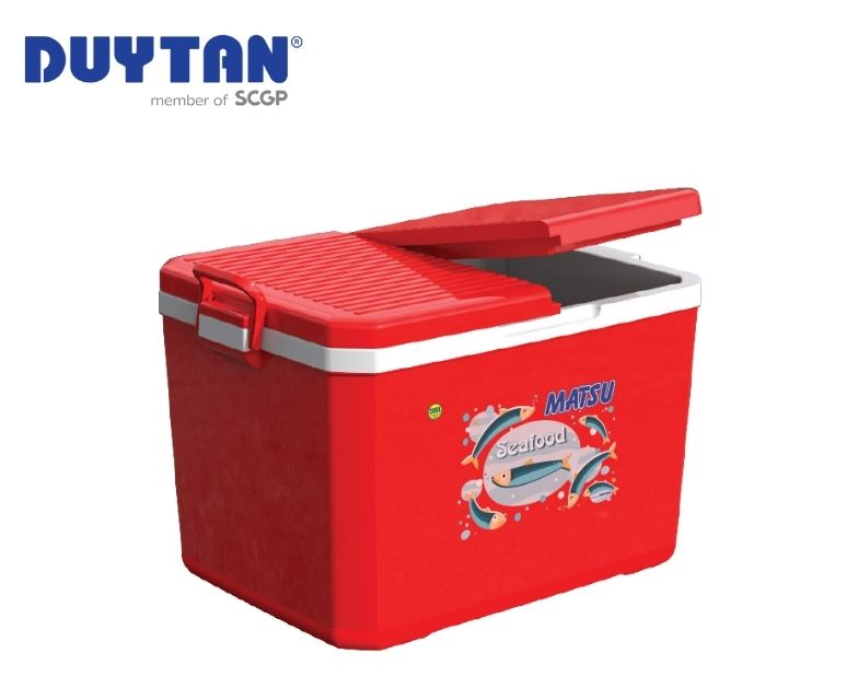 Double-compartment Ice Box with Two Handles