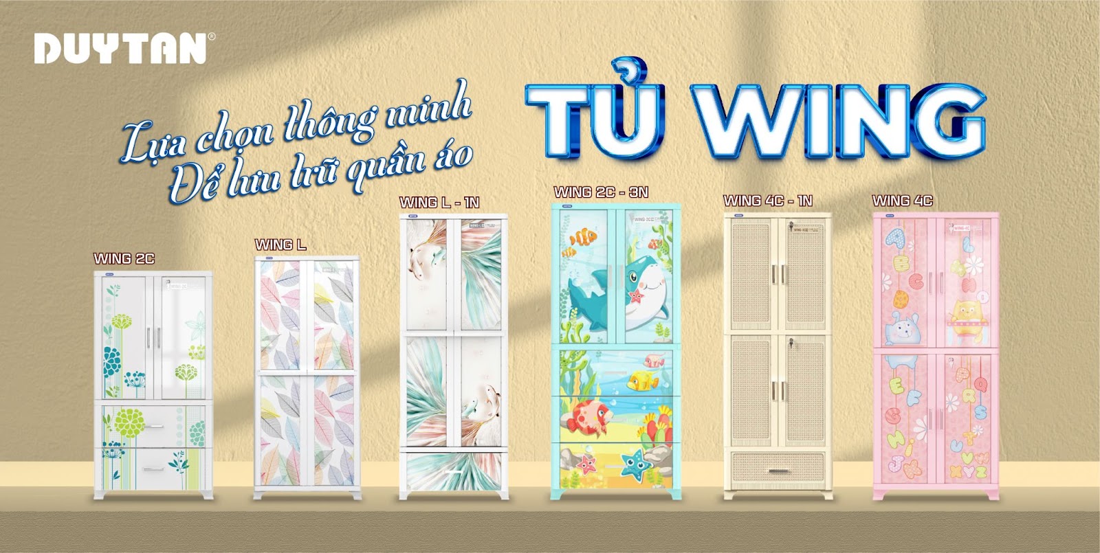 Tủ nhựa quần áo người lớn thiết kế để lưu trữ quần áo, đồ dùng cá nhân tiện lợi